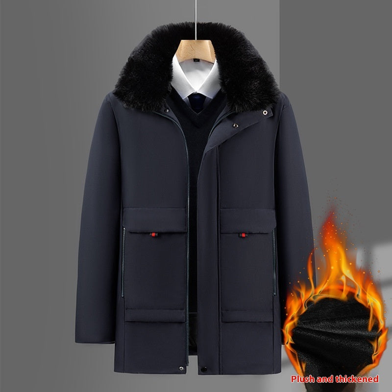 Premium Classic Cotton-Padded Jacket for Seniors