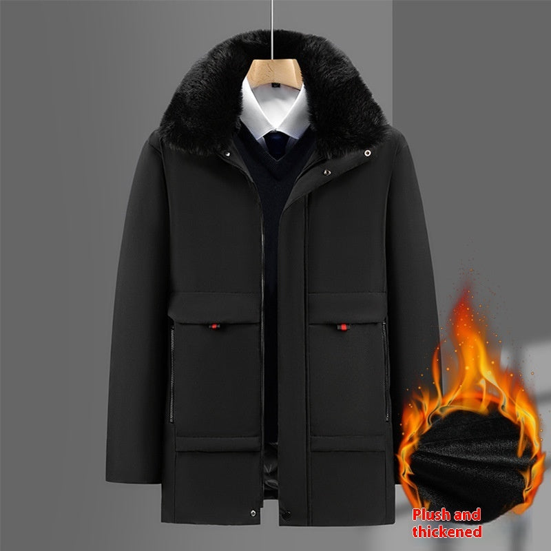 Premium Classic Cotton-Padded Jacket for Seniors