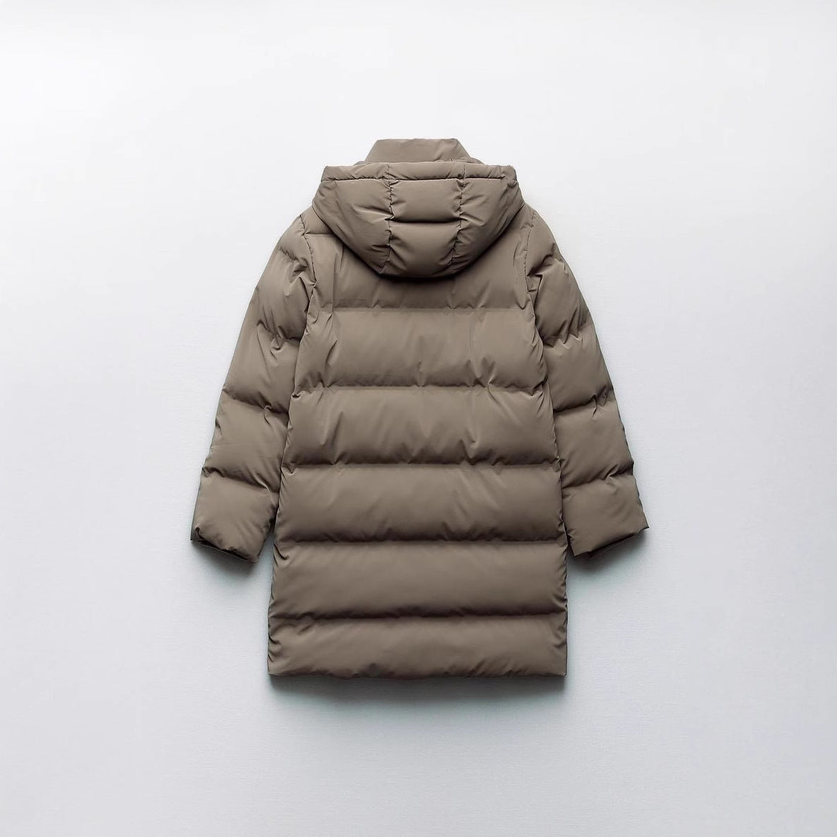 Women's Hooded Cotton Slim Fit Long Coat - Warm & Stylish