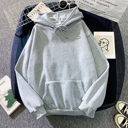 Cozy Women's Fall & Winter Hooded Oversized Solid Color Hoodie